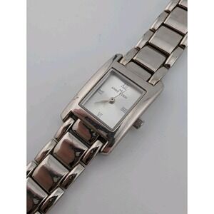 Anne Klein Watch Women 19mm Case Silver 6.5" Band 10/1302- New Battery
